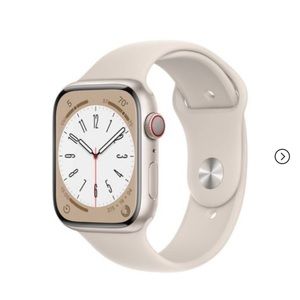 ✨ Apple Watch Series 8 45mm Starlight Aluminum Case w/ Starlight Sport band✨